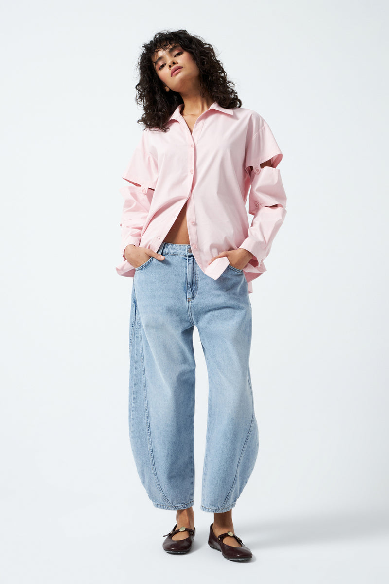 Balon Denim Pantolon - Mavi