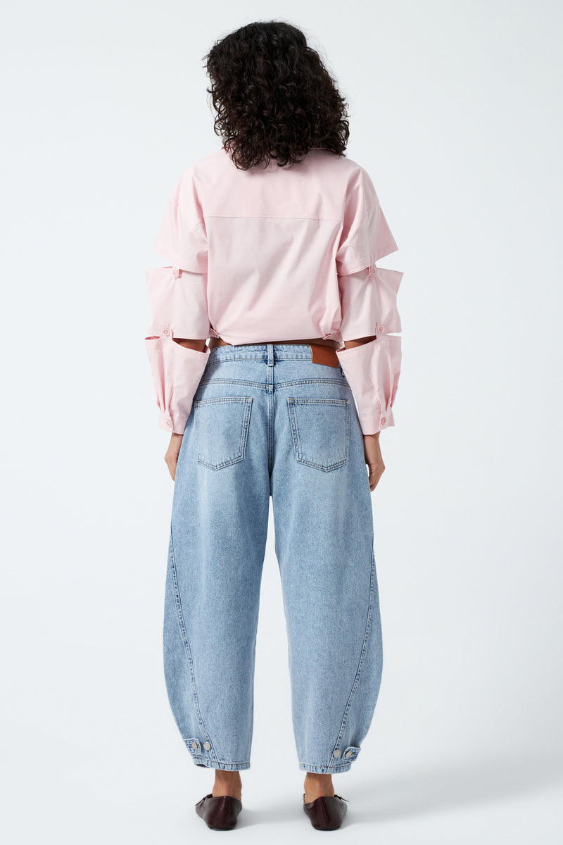 Balon Denim Pantolon - Mavi