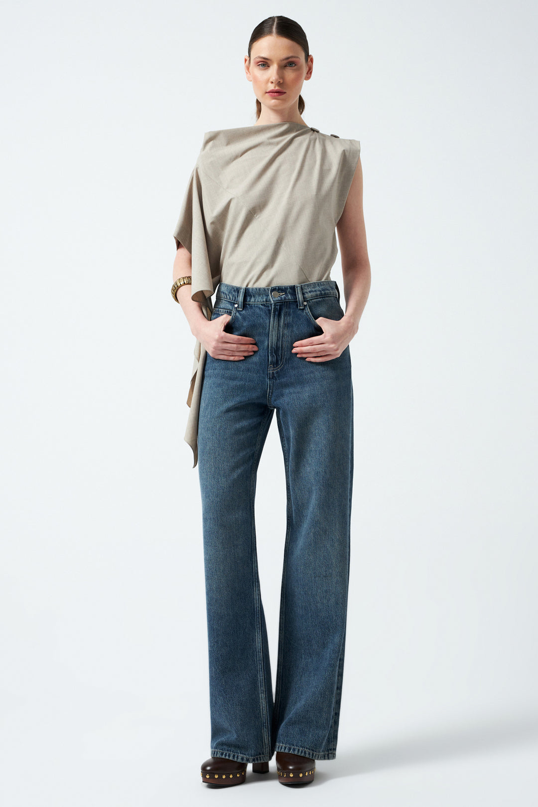 1YA2JN0014 - 000 DENİM PANTOLON AÇIK MAVİ