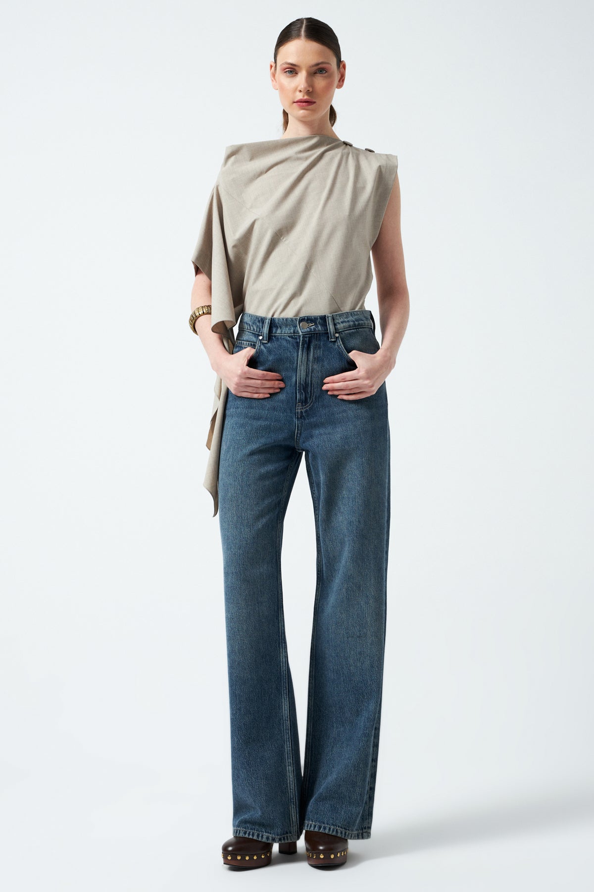 1YA2JN0014 - 000 DENİM PANTOLON AÇIK MAVİ