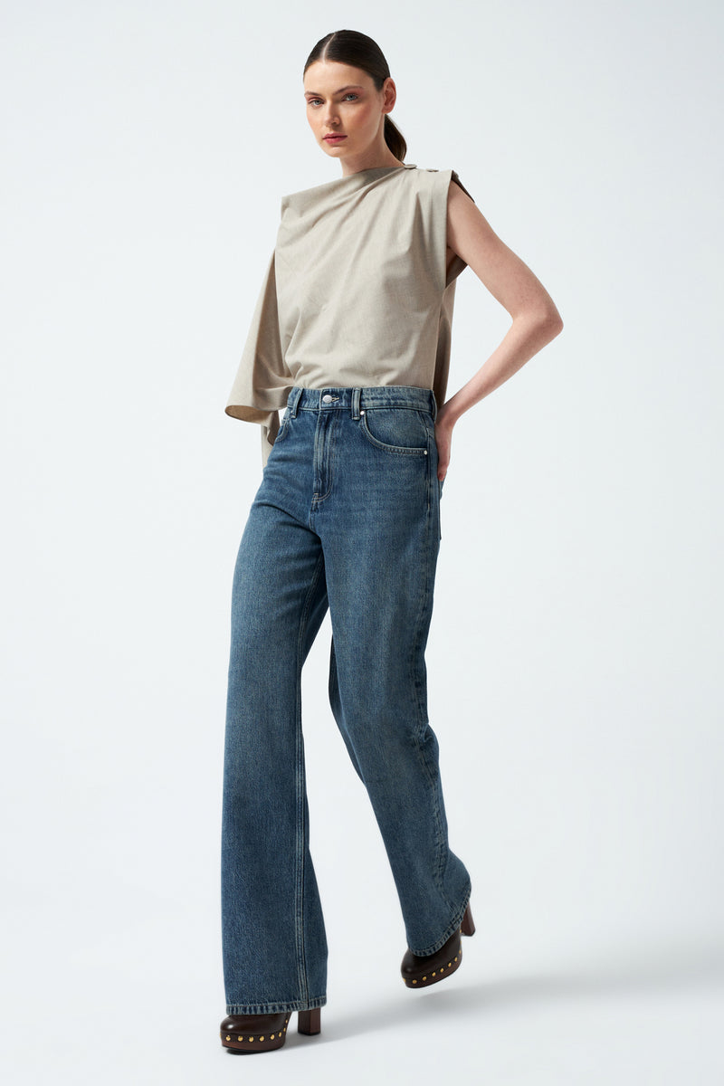 1YA2JN0014 - 000 DENİM PANTOLON AÇIK MAVİ