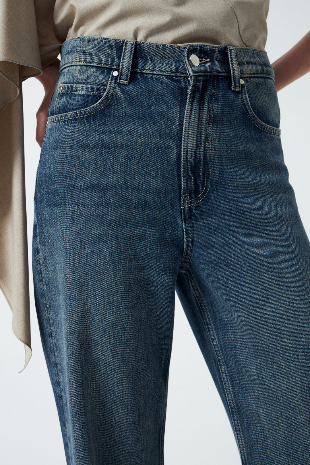 1YA2JN0014 - 000 DENİM PANTOLON AÇIK MAVİ