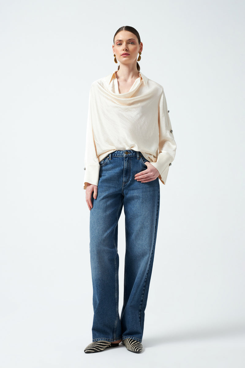 1YA2JN0017 - 000 DENİM PANTOLON LACİVERT