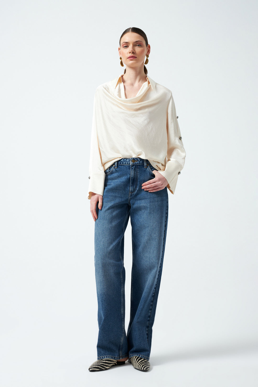 1YA2JN0017 - 000 DENİM PANTOLON LACİVERT