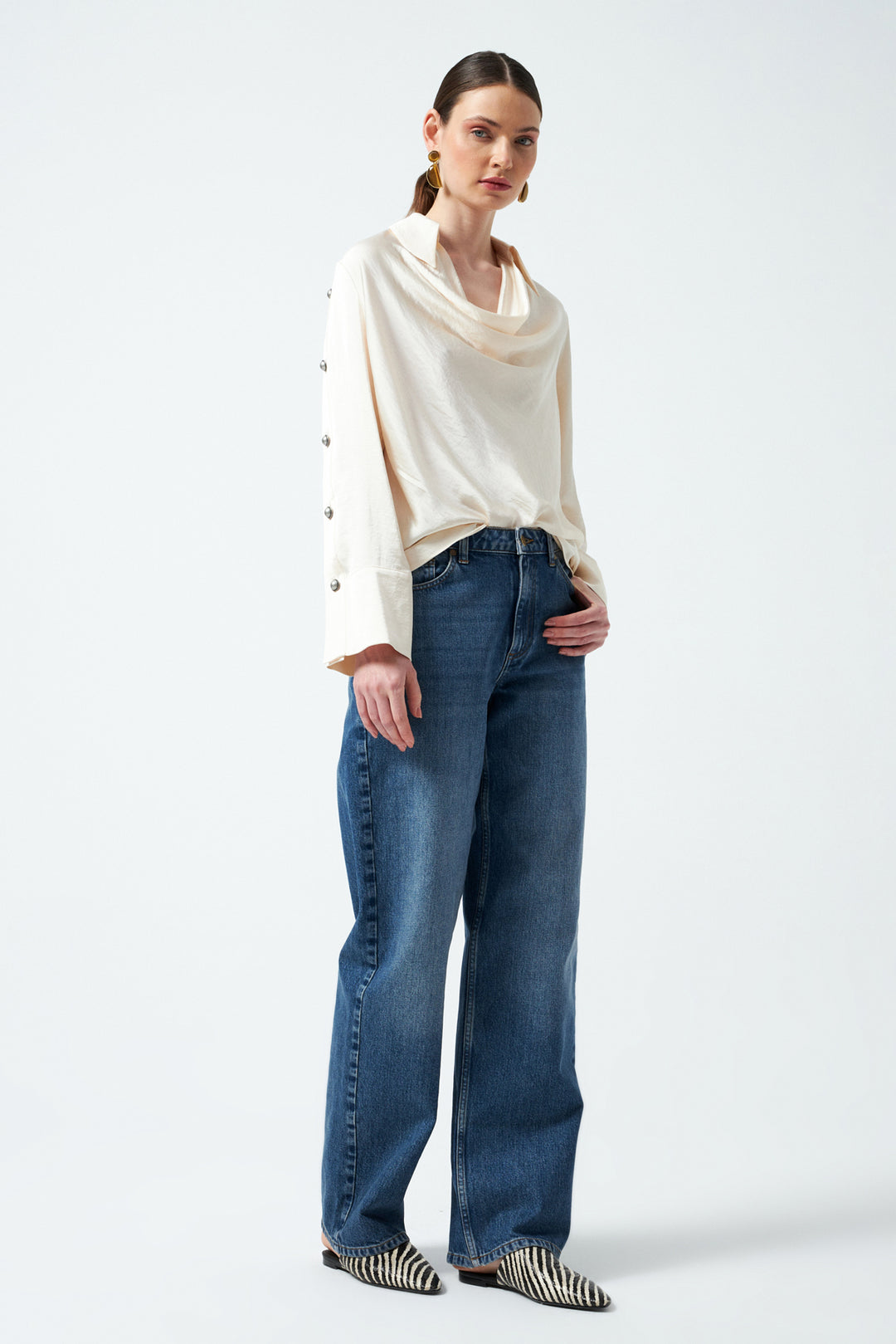 1YA2JN0017 - 000 DENİM PANTOLON LACİVERT