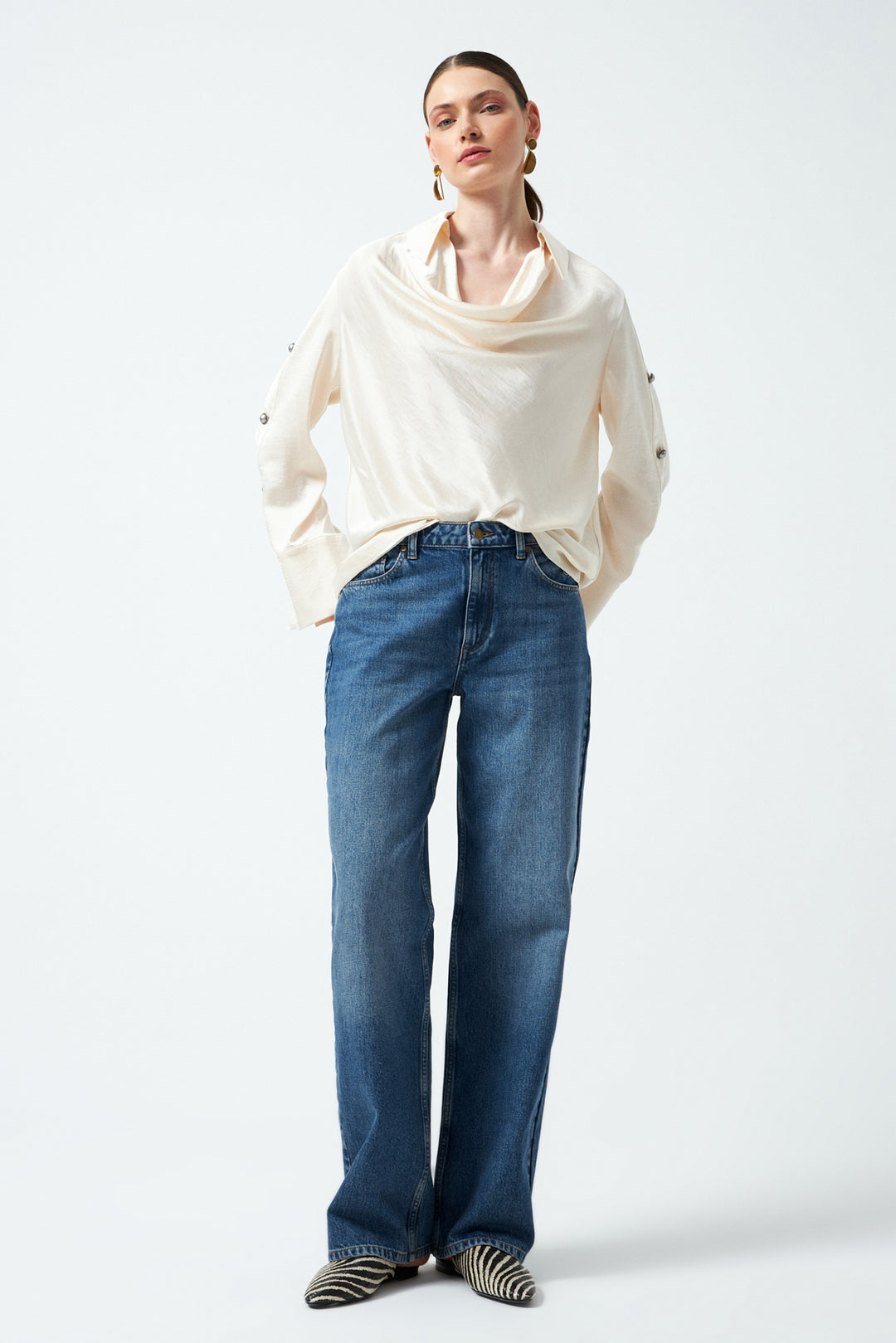 1YA2JN0017 - 000 DENİM PANTOLON LACİVERT