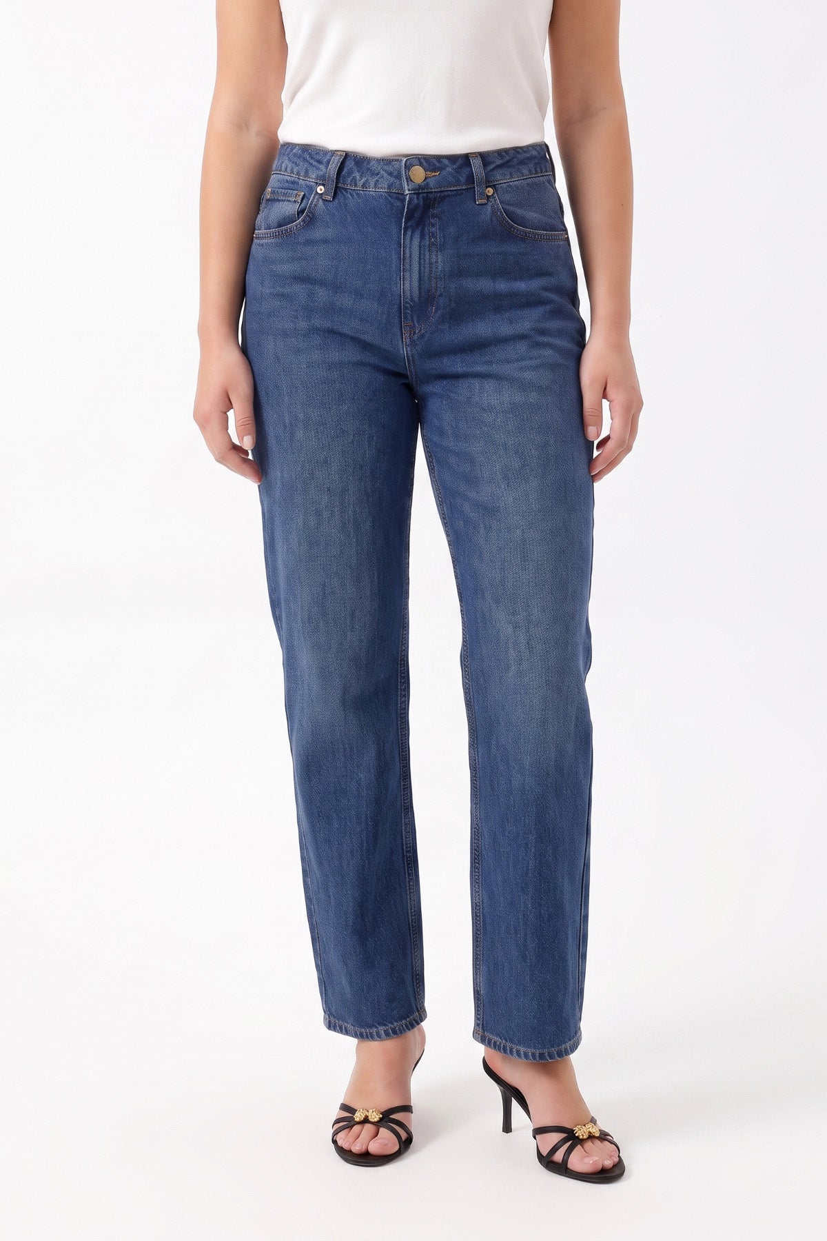 1YA2JN0021 - 000 DENİM PANTOLON LACİVERT