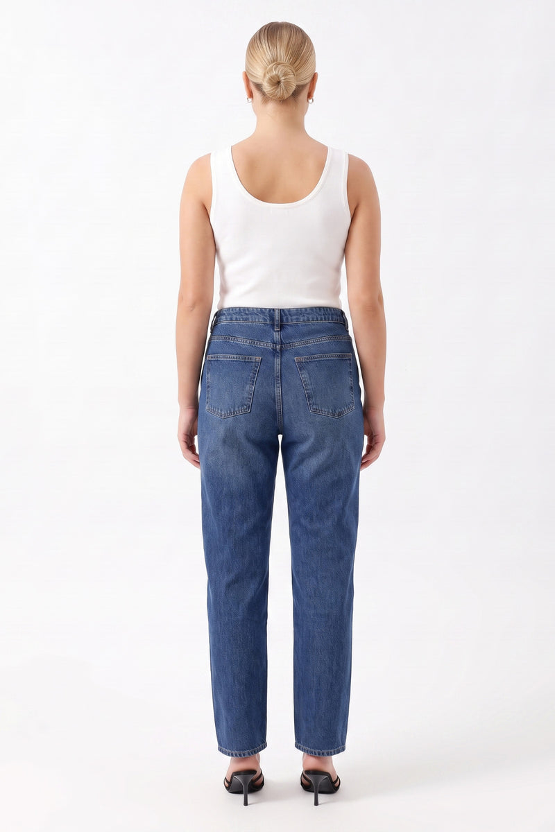 1YA2JN0021 - 000 DENİM PANTOLON LACİVERT