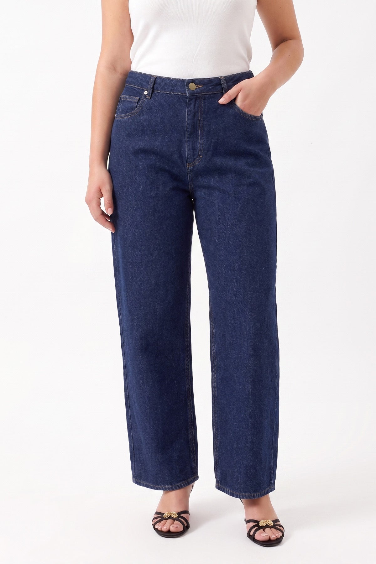 1YA2JN0025 - 000 DENİM PANTOLON LACİVERT