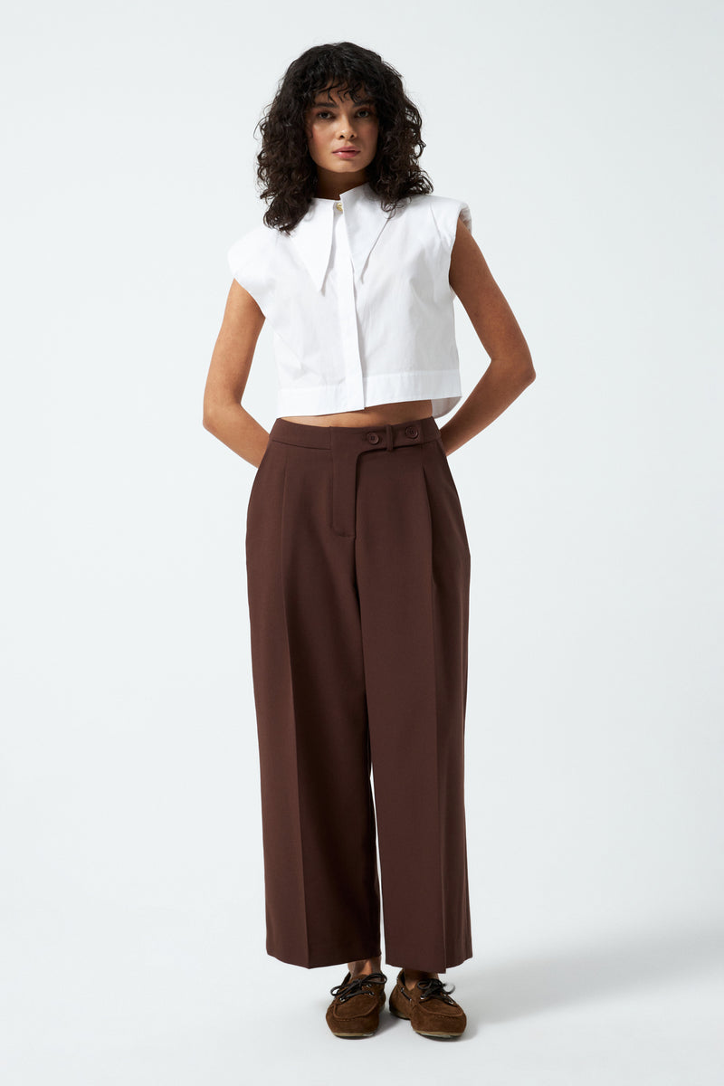 1YA2PN0048 - 318 PANTOLON KAHVERENGİ