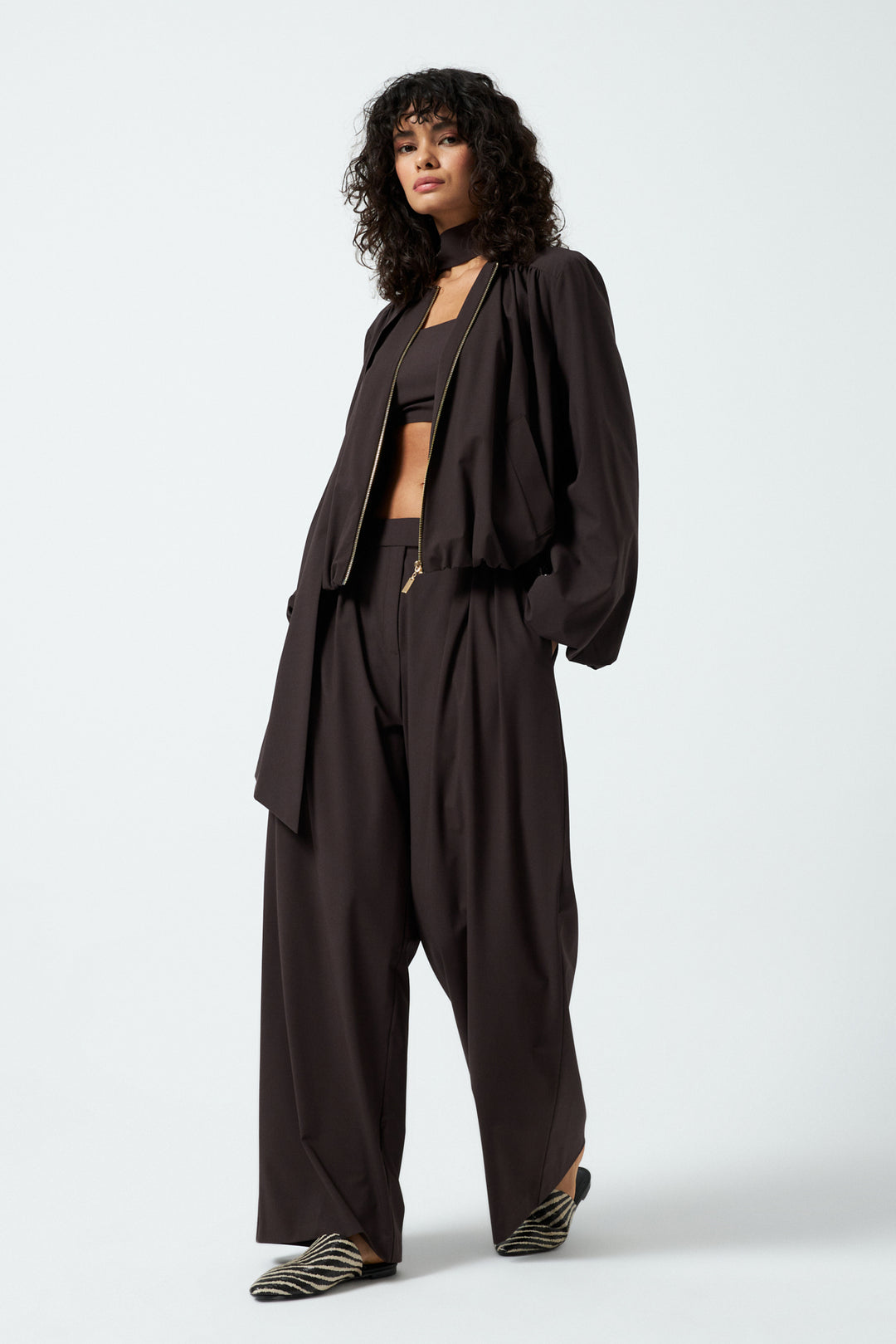 1YA2PN0050 - 117 PANTOLON KAHVERENGİ