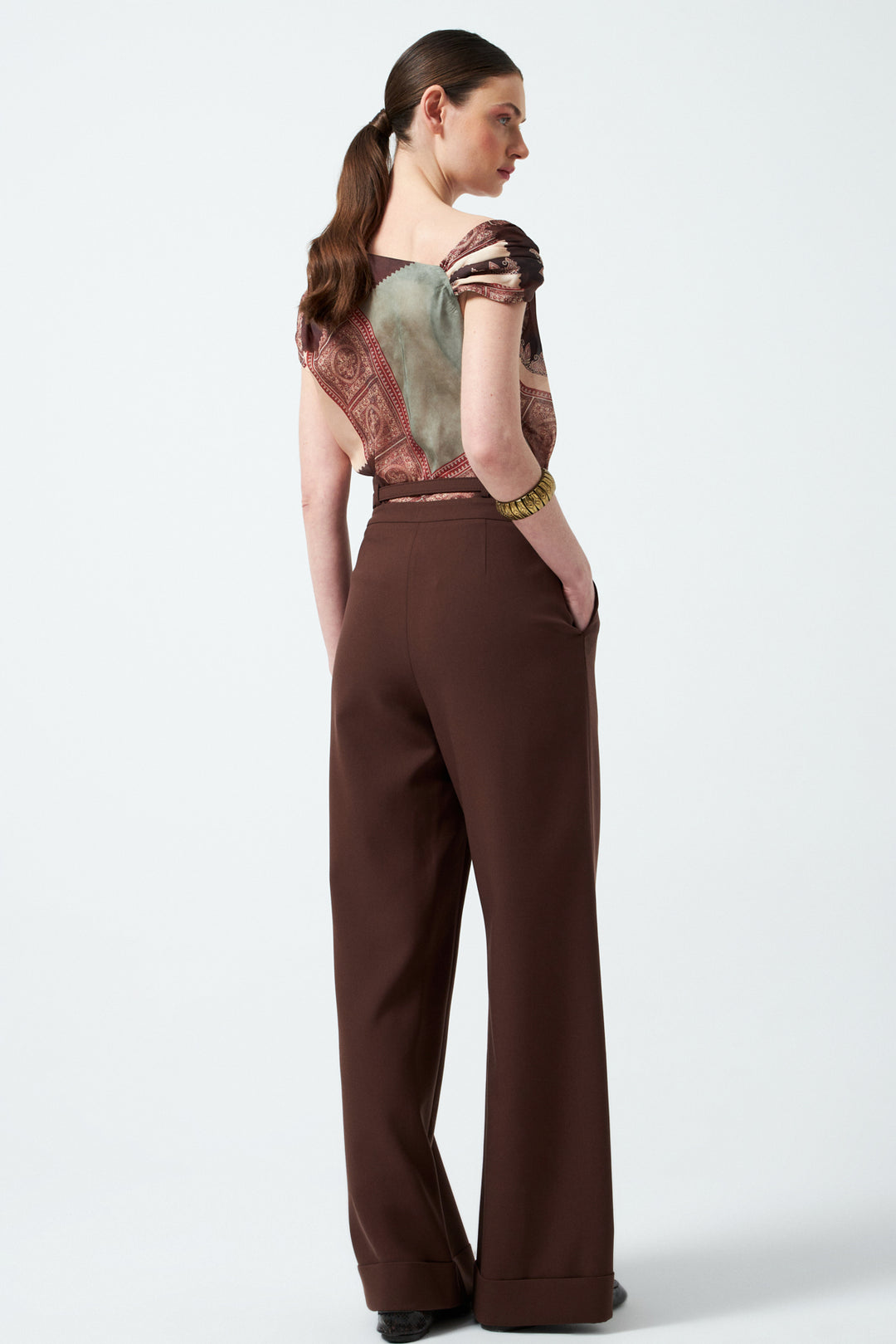 1YA2PN0056 - 318 PANTOLON KAHVERENGİ