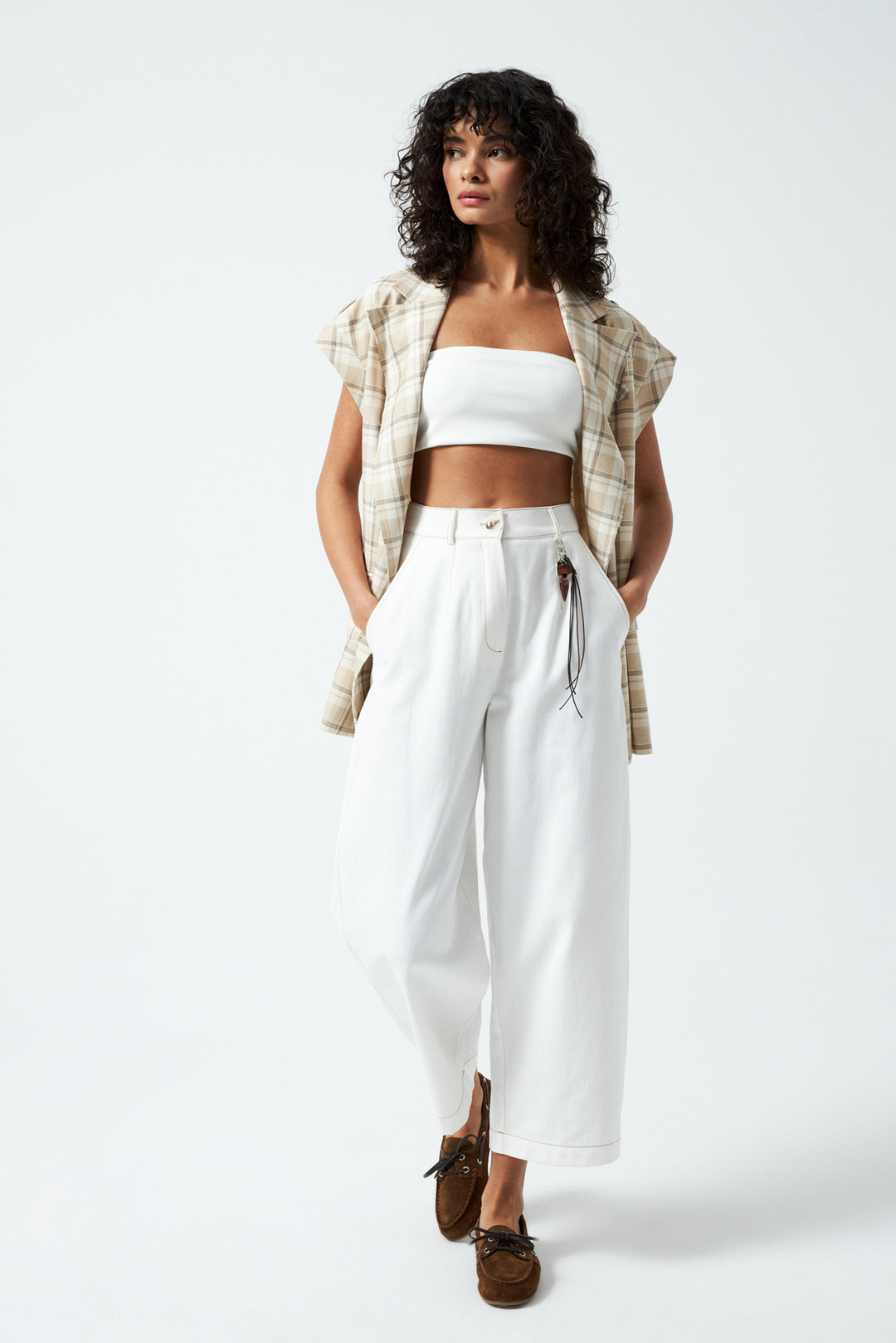 1YA2PN0060-017 PANTOLON EKRU