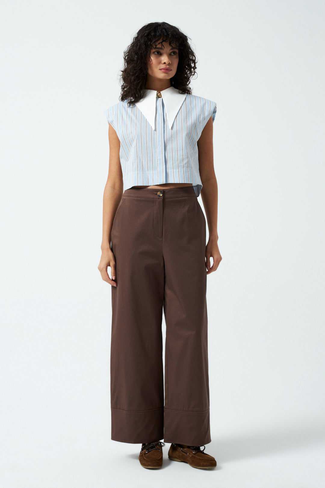 1YA2PN0064 - 317 PANTOLON KAHVERENGİ