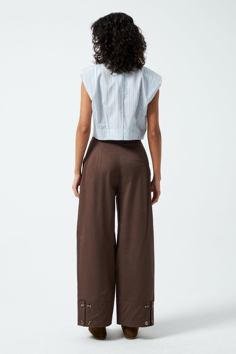 1YA2PN0064 - 317 PANTOLON KAHVERENGİ