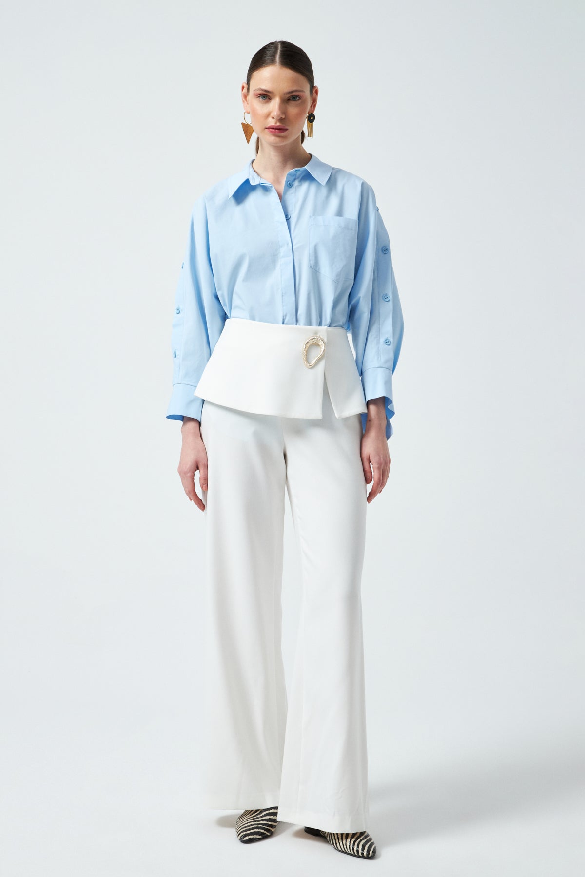 1YA2PN0067 - 318 PANTOLON EKRU