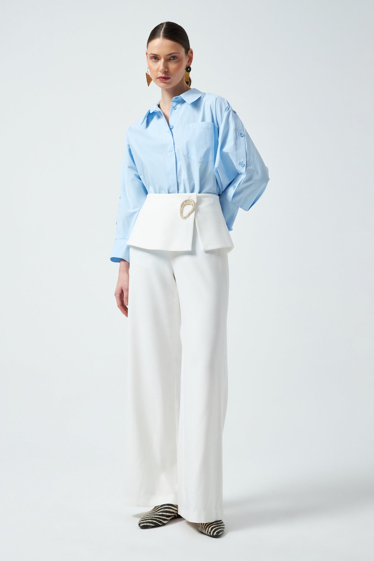 1YA2PN0067 - 318 PANTOLON EKRU