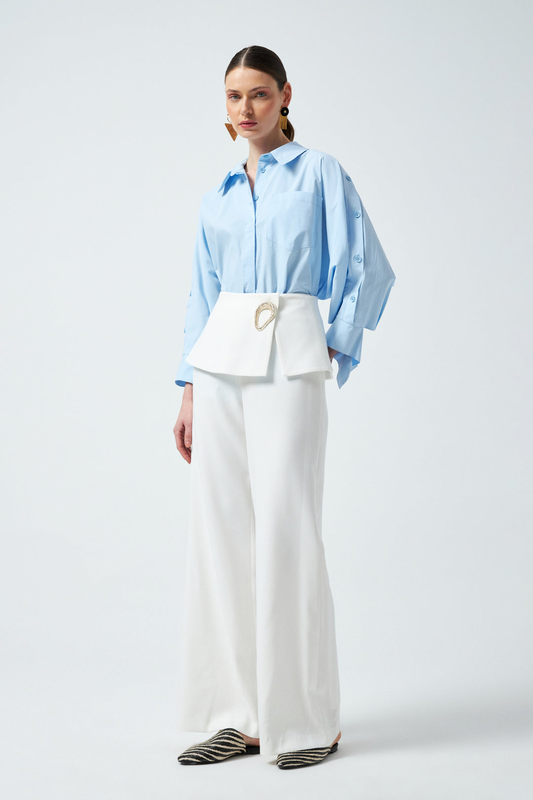 1YA2PN0067 - 318 PANTOLON EKRU