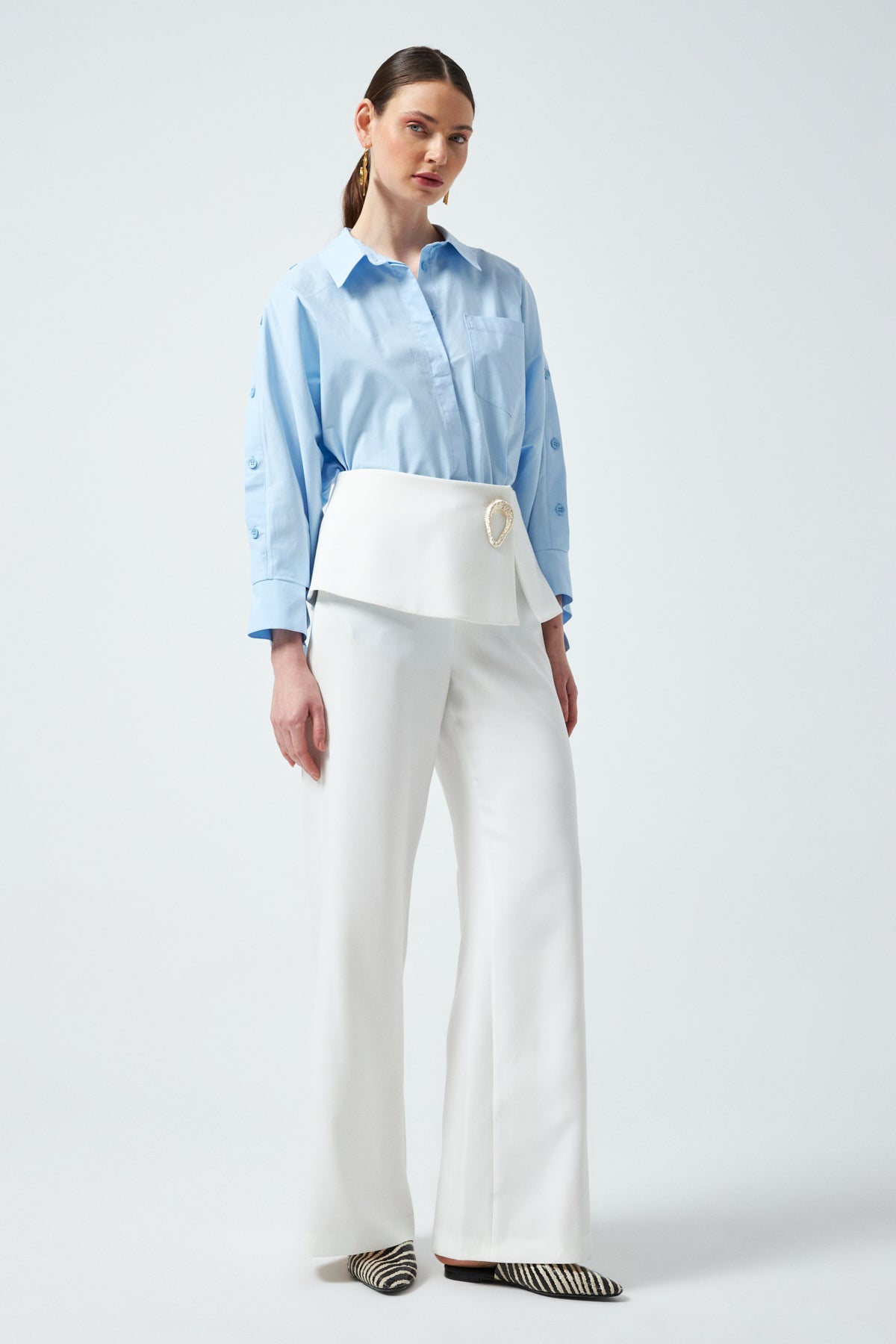 1YA2PN0067 - 318 PANTOLON EKRU