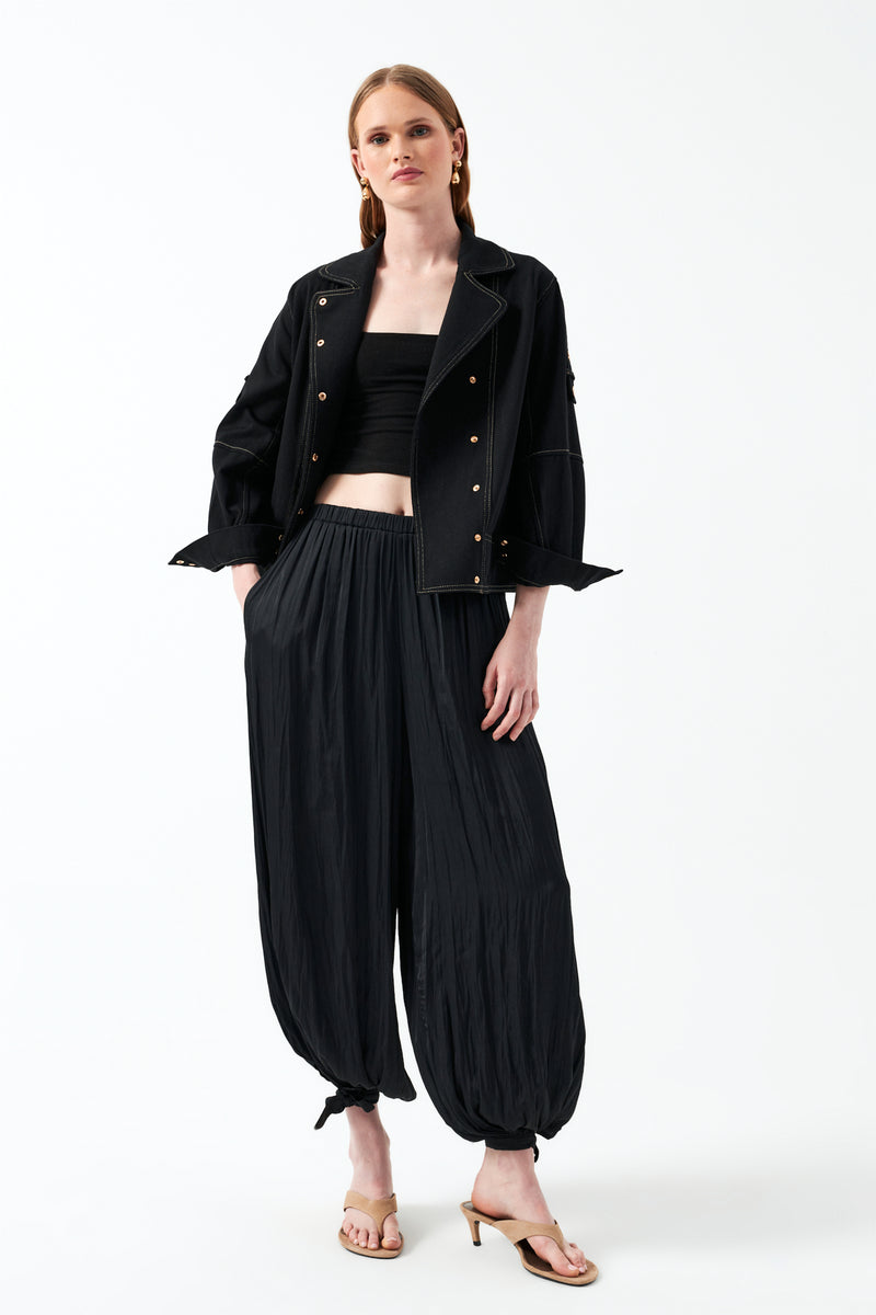 1YA2PN0075 - 321 PANTOLON SİYAH