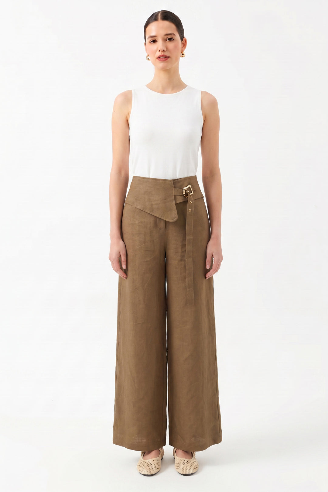 1YA2PN0084 - 369 PANTOLON KAHVERENGİ