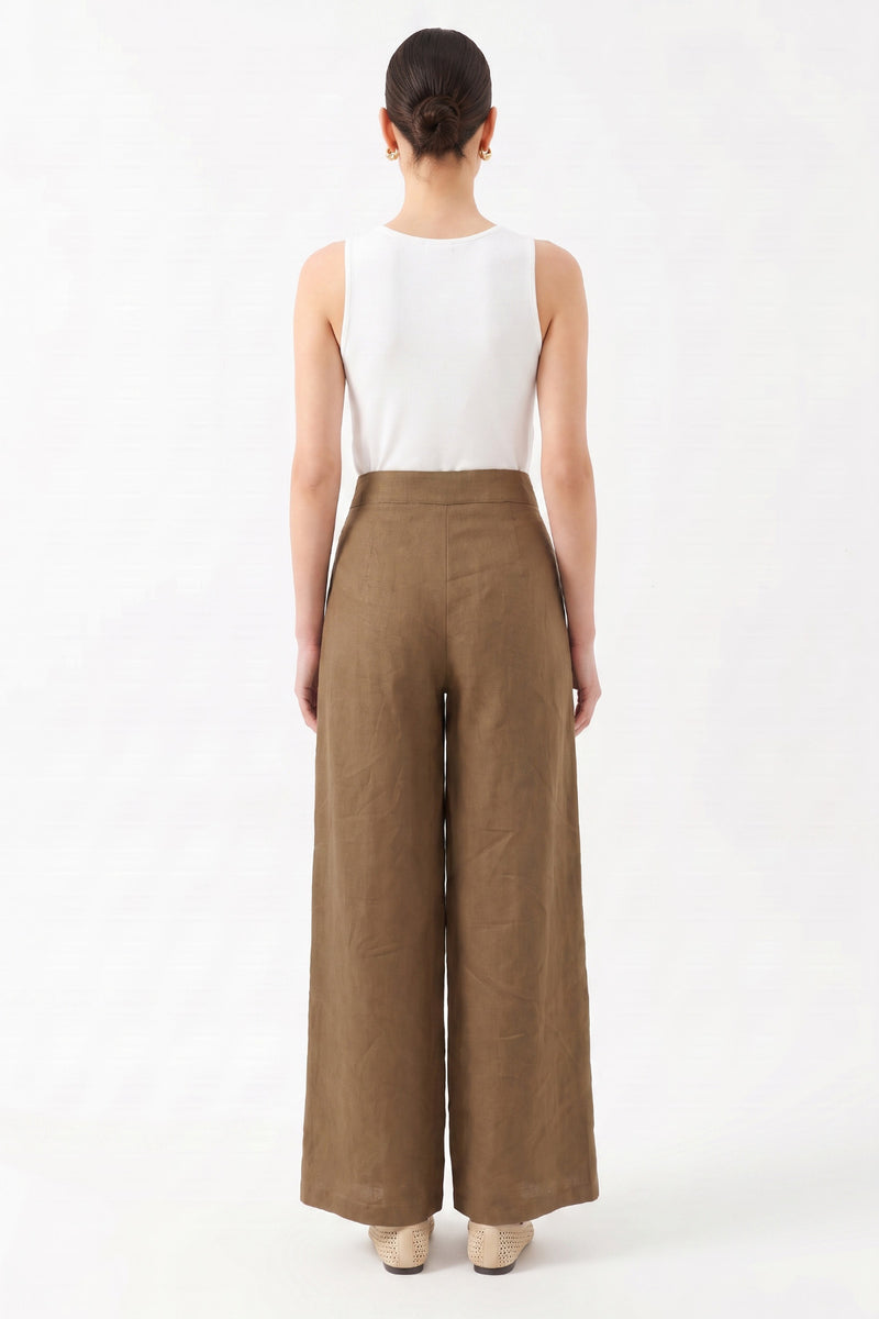 1YA2PN0084 - 369 PANTOLON KAHVERENGİ