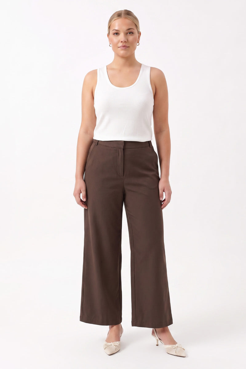 1YA2PN0086 - 317 PANTOLON KAHVERENGİ
