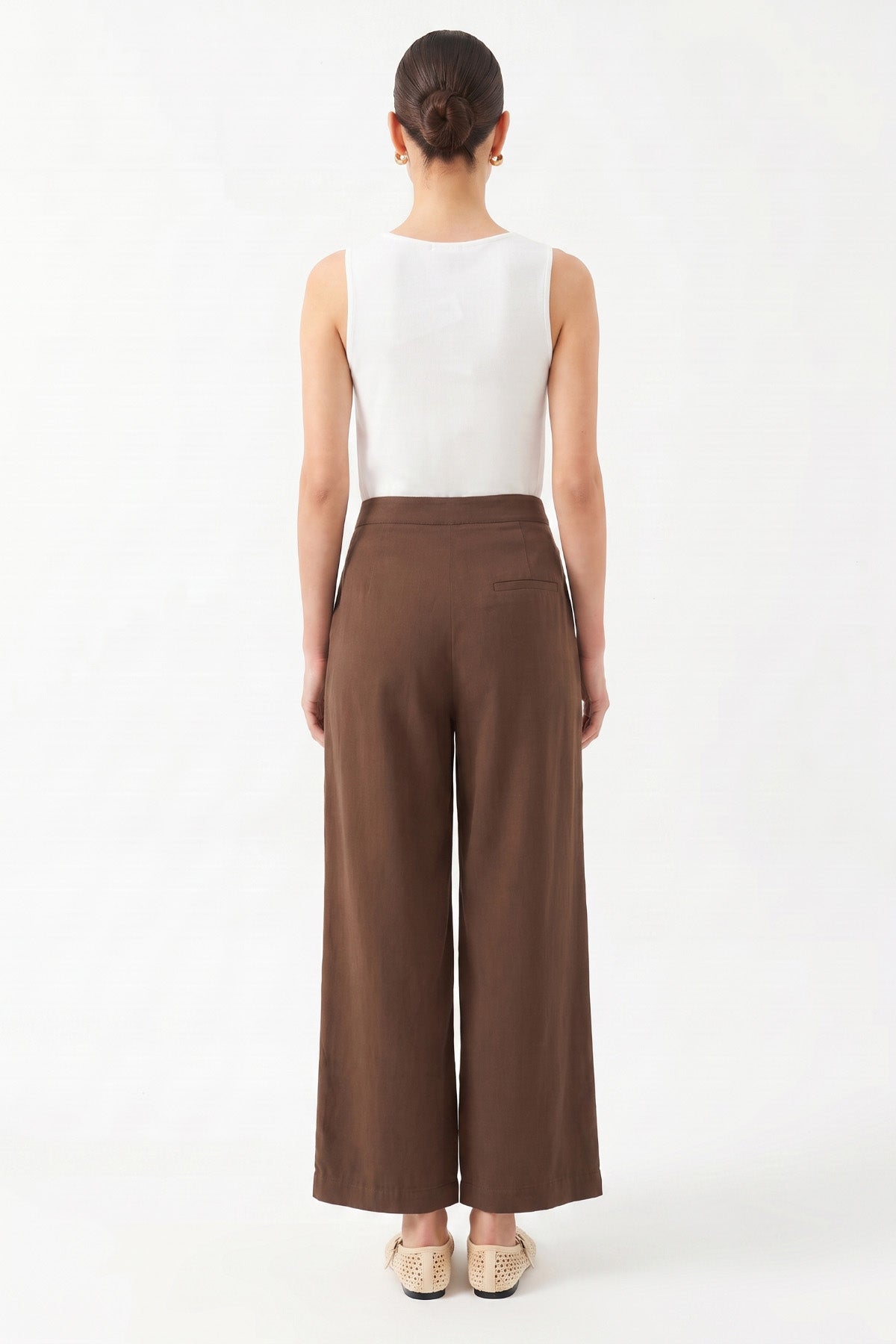 1YA2PN0087 - 393  PANTOLON KAHVERENGİ