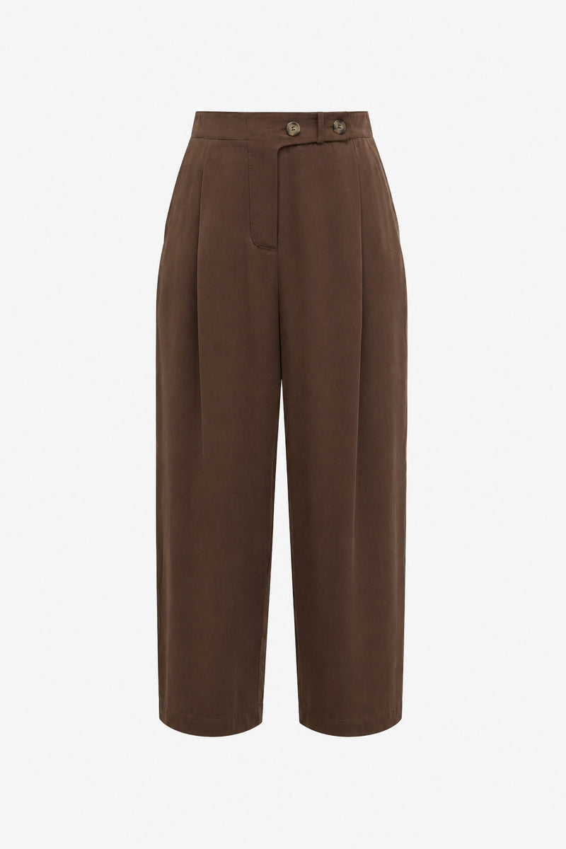 1YA2PN0087 - 393  PANTOLON KAHVERENGİ