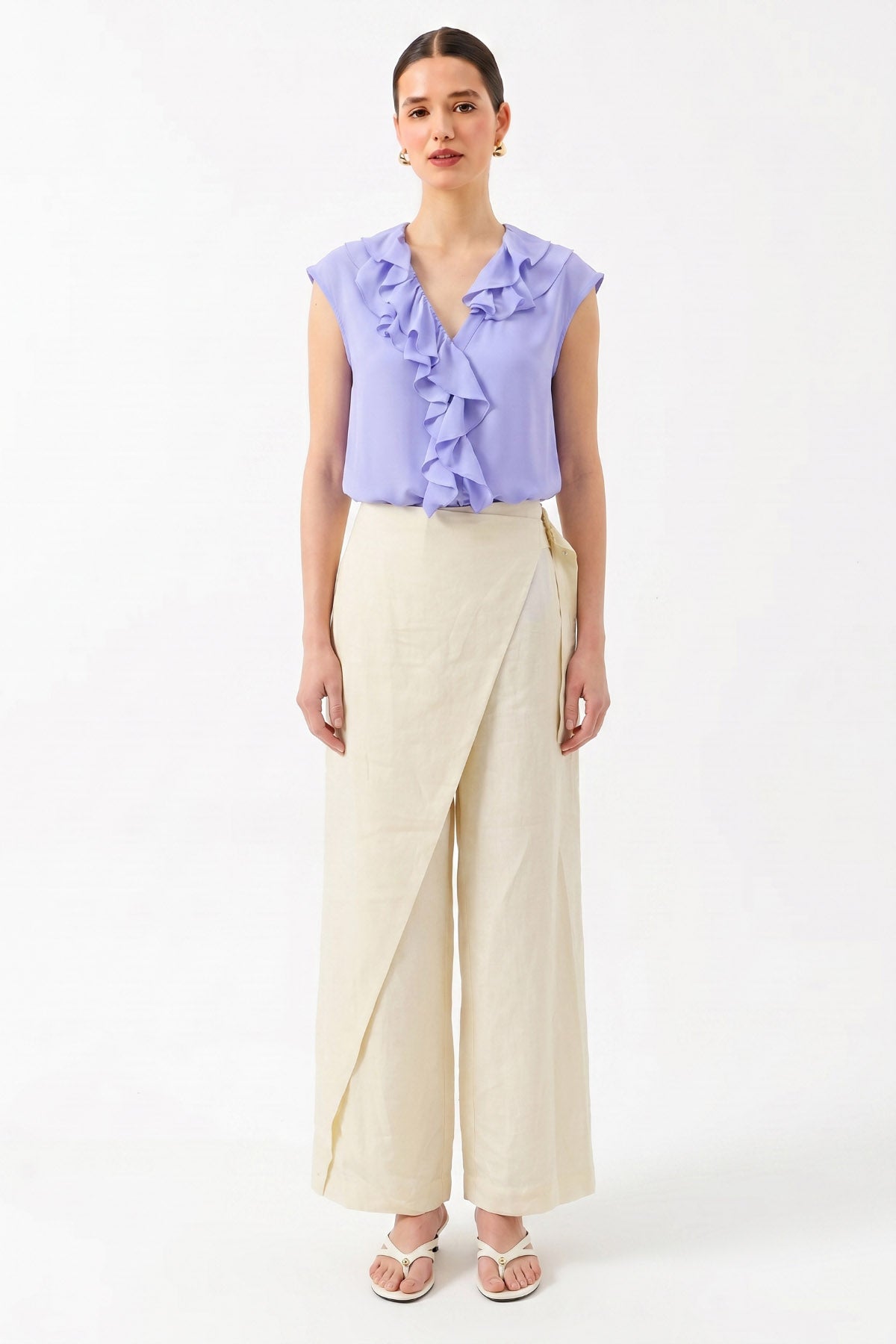 1YA2PN0132 - 305 PANTOLON VANİLYA