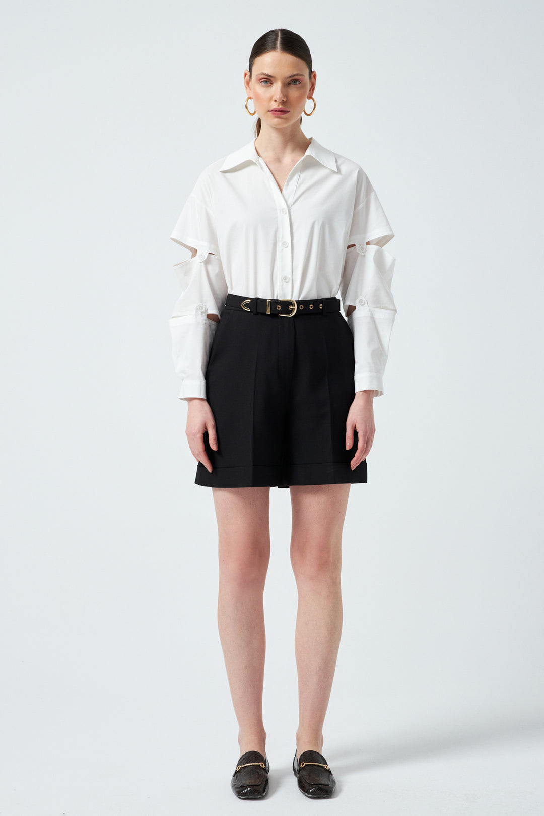 1YA2SR0002 - 318 ŞORT SİYAH