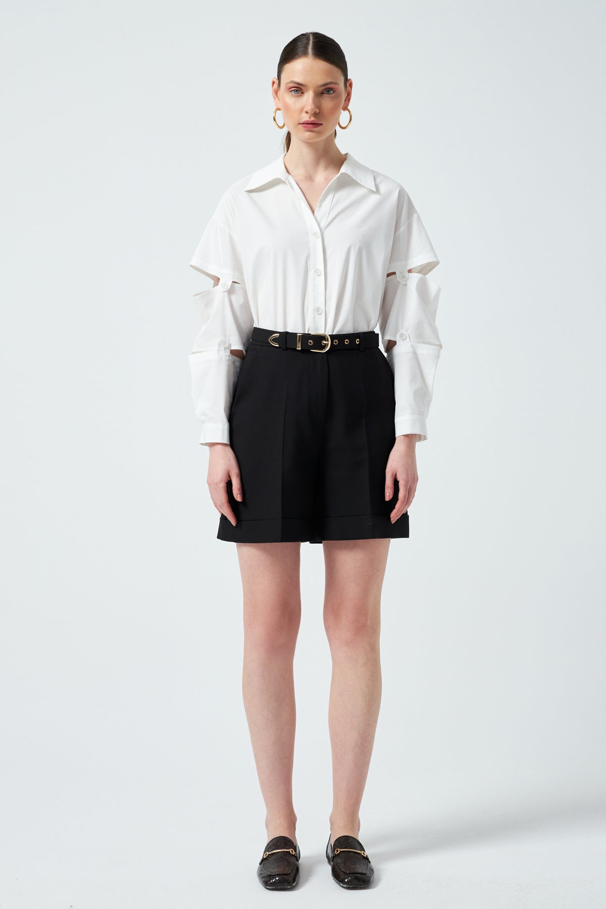 1YA2SR0002 - 318 ŞORT SİYAH