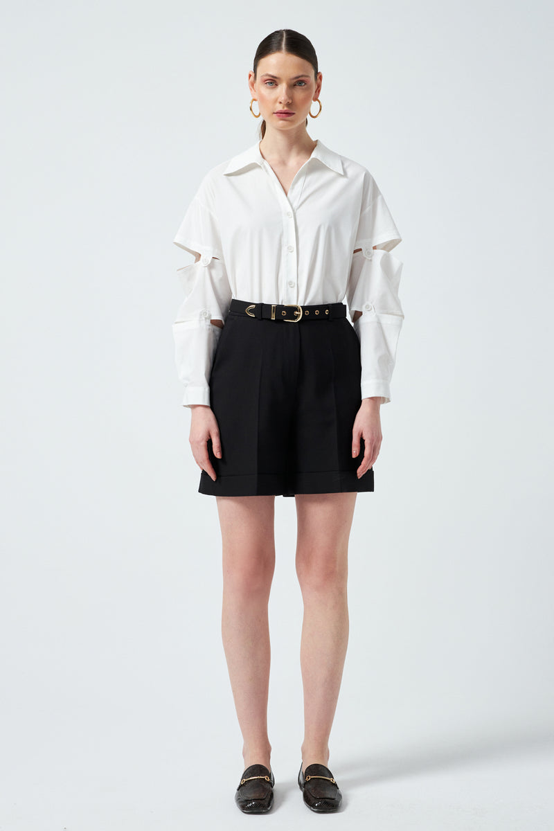 1YA2SR0002 - 318 ŞORT SİYAH