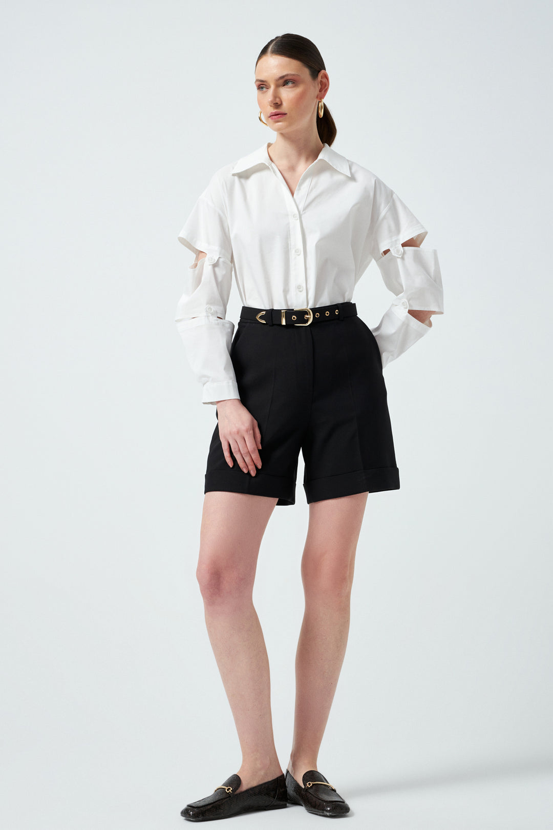 1YA2SR0002 - 318 ŞORT SİYAH