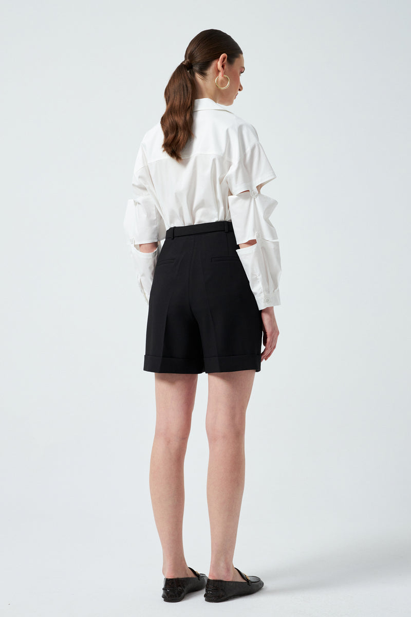 1YA2SR0002 - 318 ŞORT SİYAH