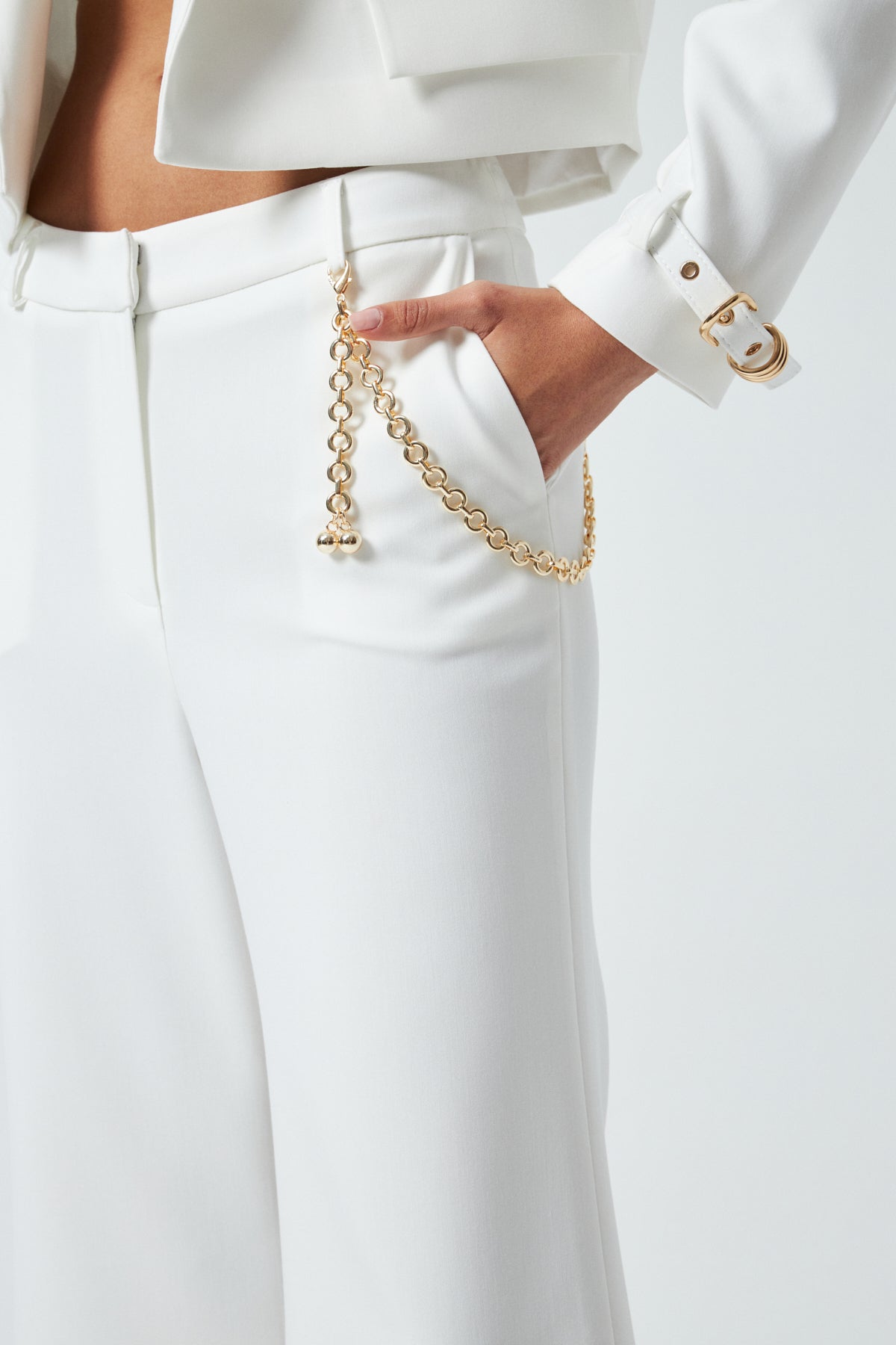 1YA2TA0056 - 318 PANTOLONLU TAKIM EKRU