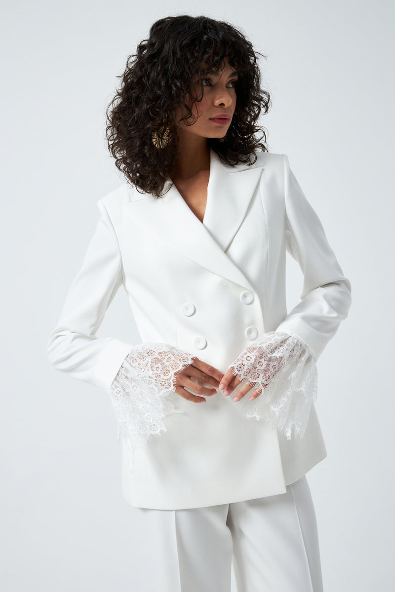 1YA2TA0057 - 318 PANTOLONLU TAKIM EKRU