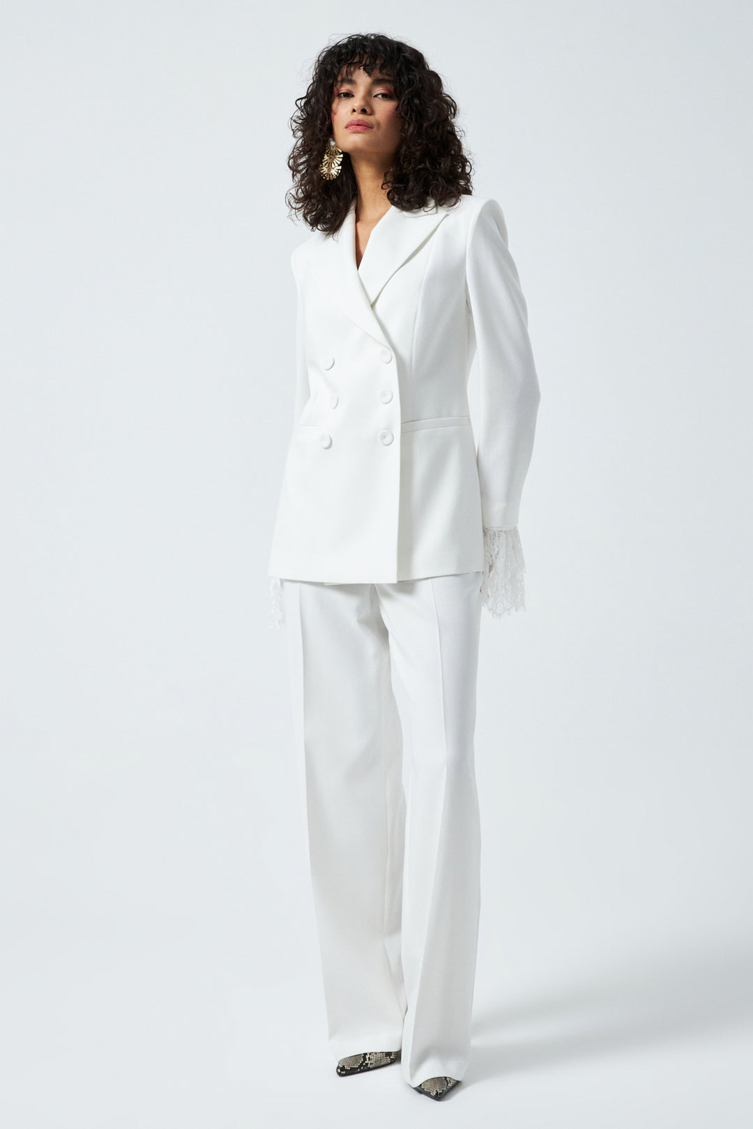 1YA2TA0057 - 318 PANTOLONLU TAKIM EKRU