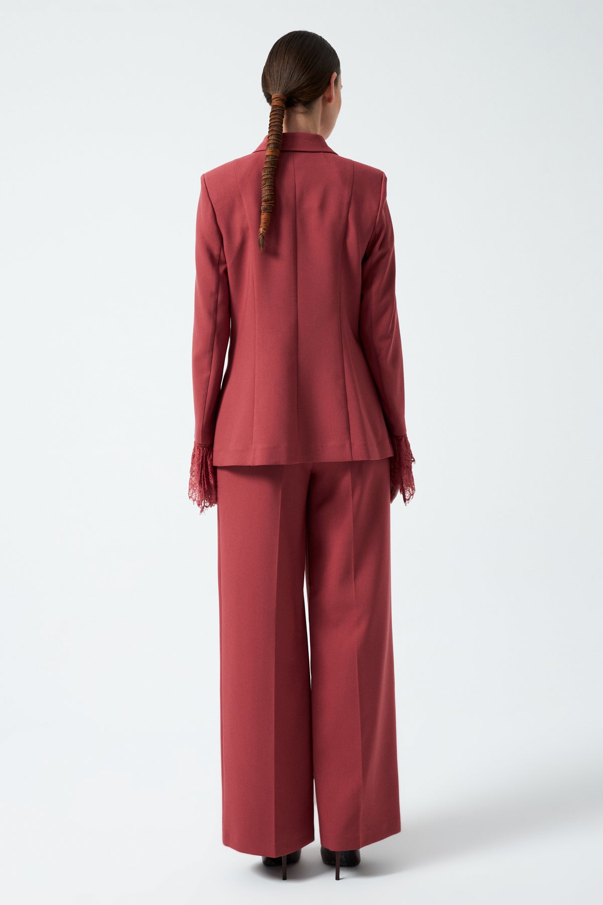 1YA2TA0057 - 318 PANTOLONLU TAKIM GÜL KURUSU