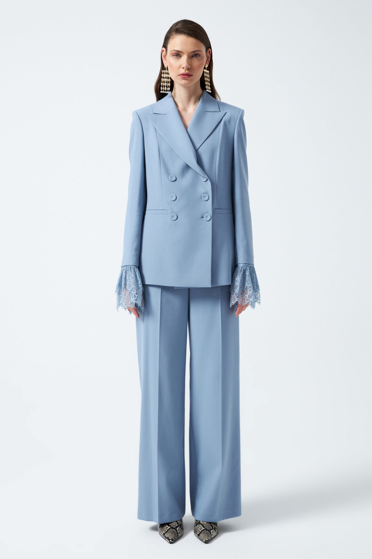 1YA2TA0057 - 318 PANTOLONLU TAKIM MAVİ