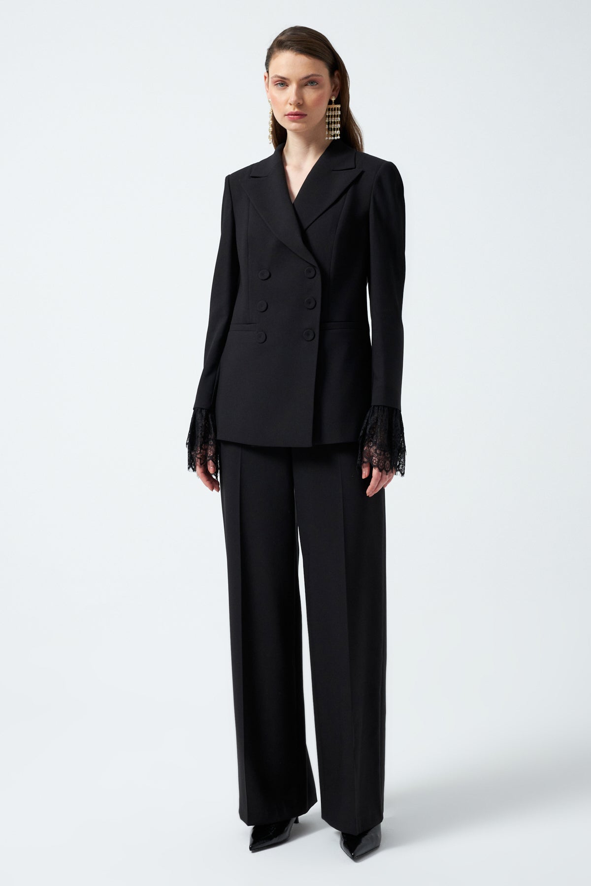 1YA2TA0057 - 318 PANTOLONLU TAKIM SİYAH