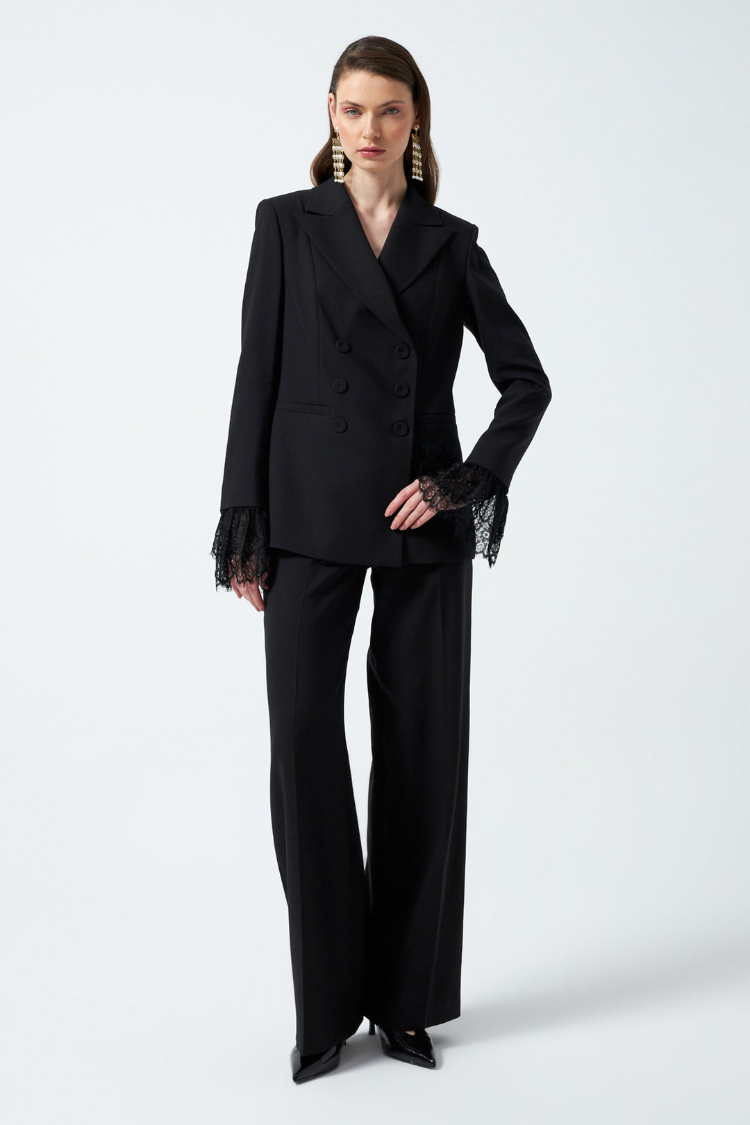 1YA2TA0057 - 318 PANTOLONLU TAKIM SİYAH