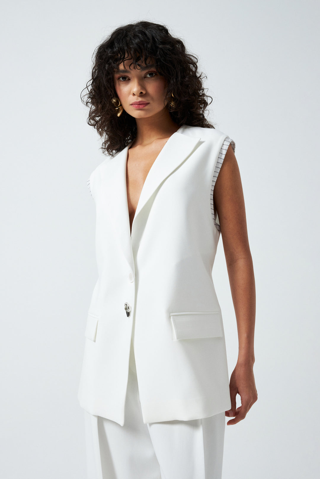 1YA2TA0060 - 318 YELEKLİ TAKIM EKRU