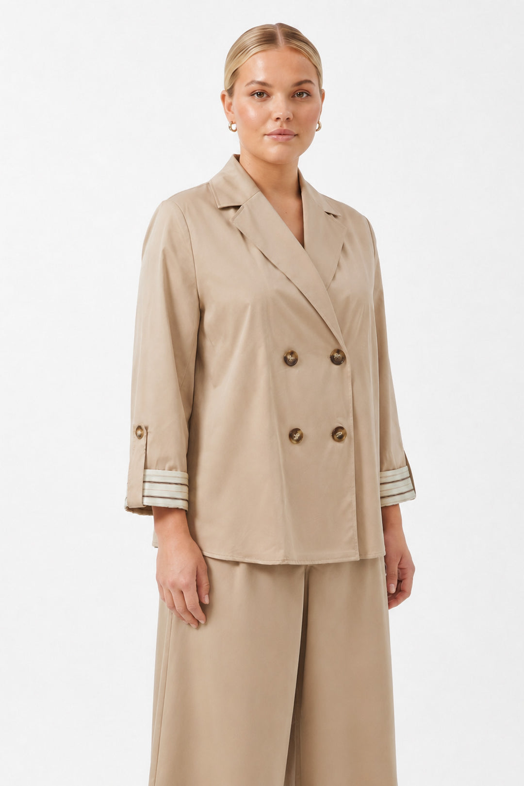 1YA2TA0065 - 317 PANTOLONLU TAKIM BEJ