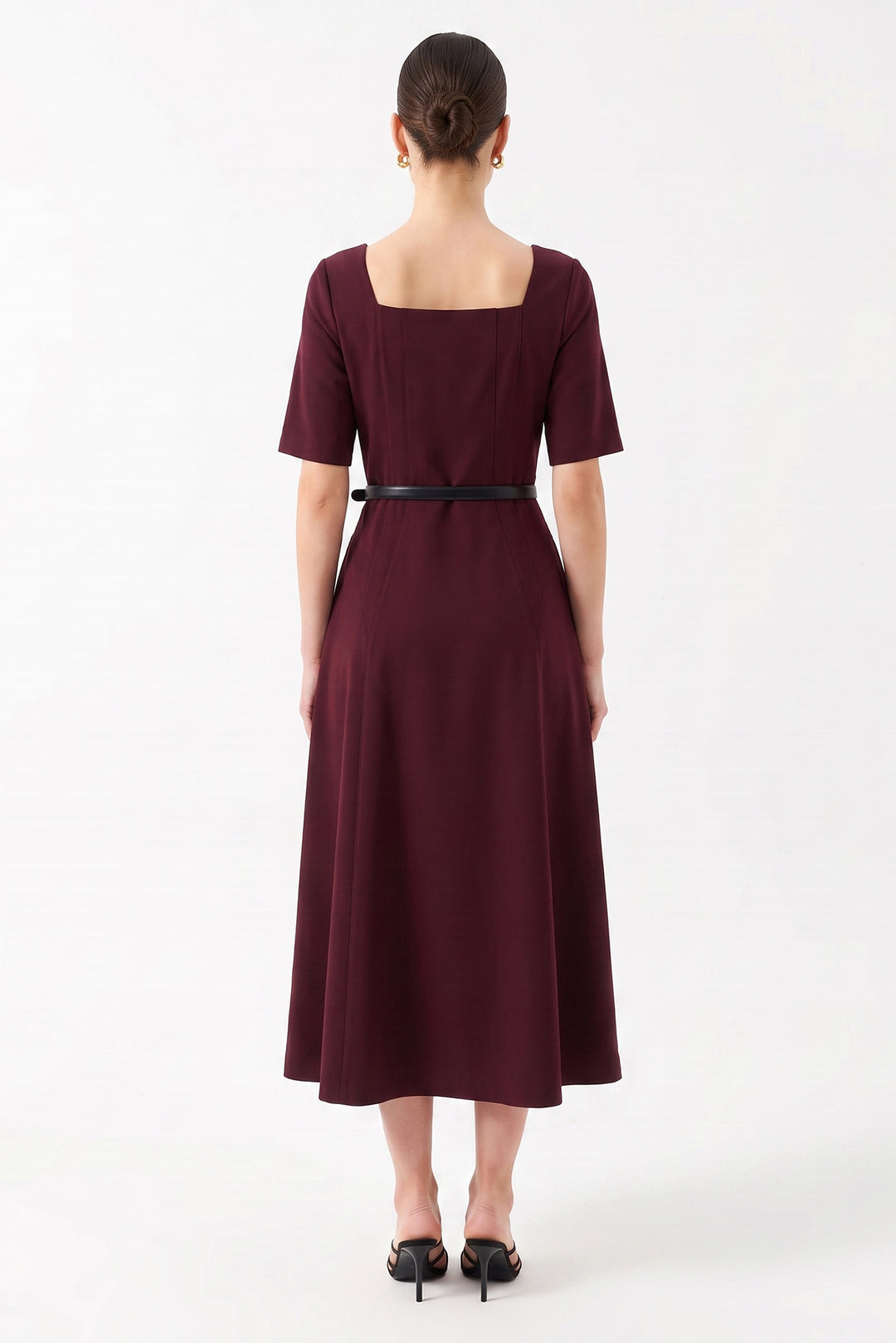 1YY1EL0196 - 468 ELBİSE BORDO
