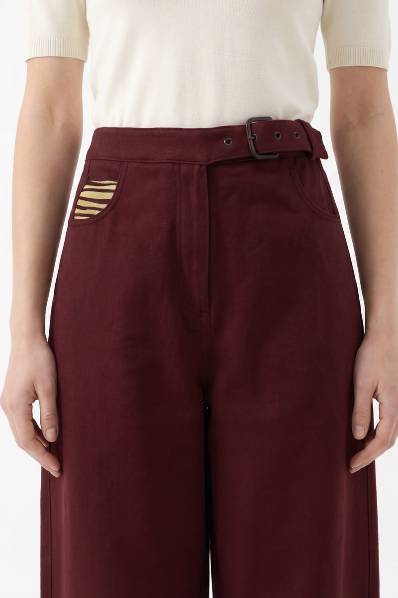 1YY1PN0141 - 17 PANTOLON BORDO