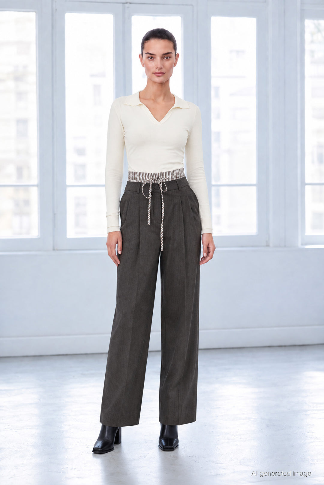 1YY1PN0142 - 415 PANTOLON VİZON