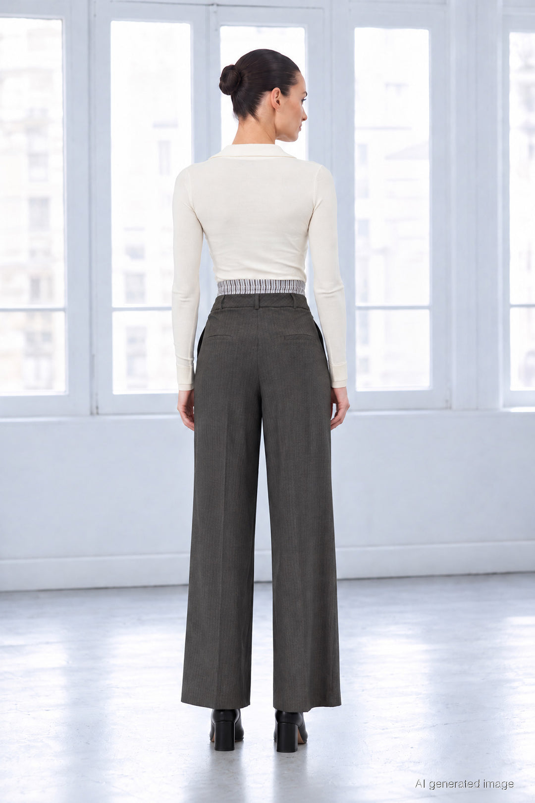 1YY1PN0142 - 415 PANTOLON VİZON