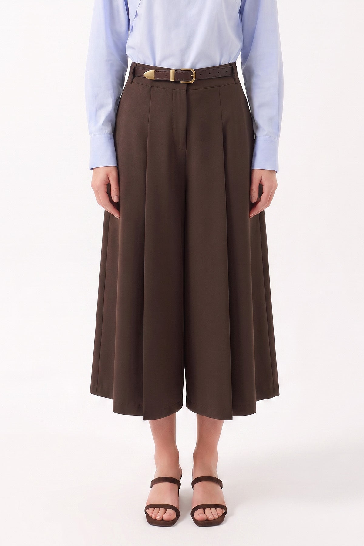 1YY1PN0144 - 417 PANTOLON KAHVERENGİ
