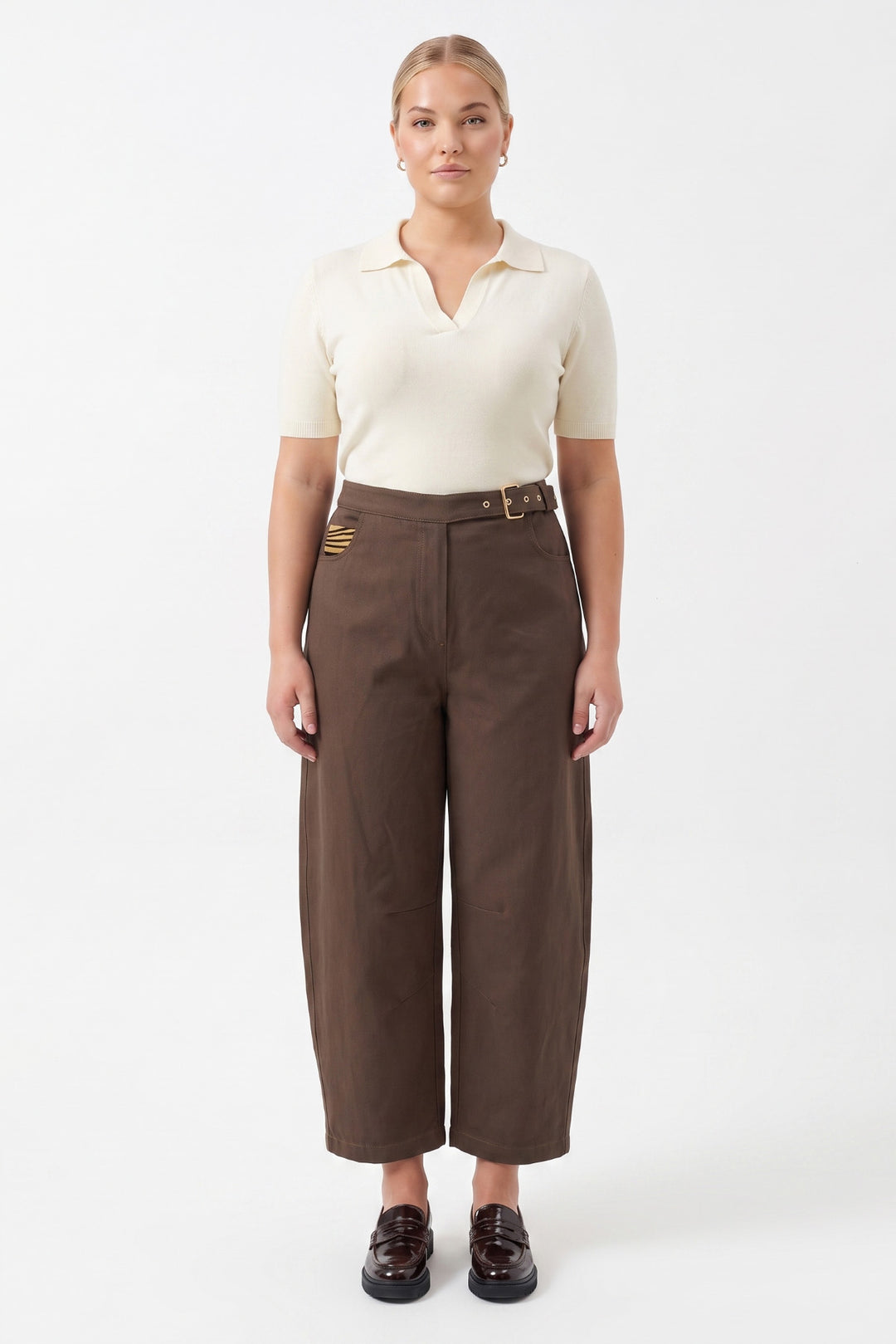 1YY1PN0152 - 17 PANTOLON KAHVERENGİ